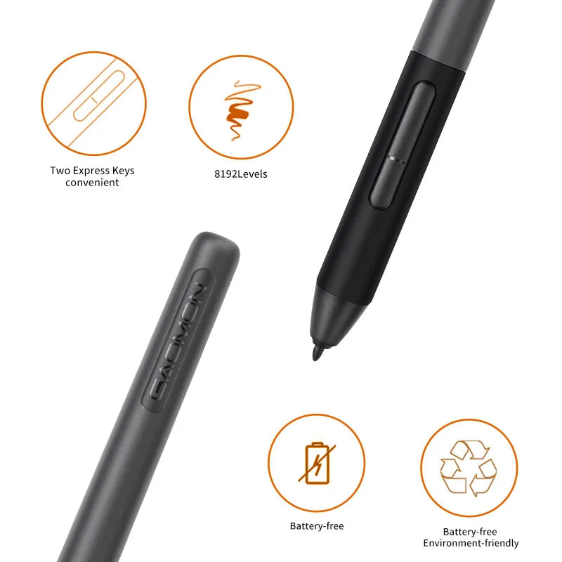 GAOMON PD1161 HD Graphics Drawing Tablet – IPS Screen, 8 Shortcut Keys & Battery-Free Pen