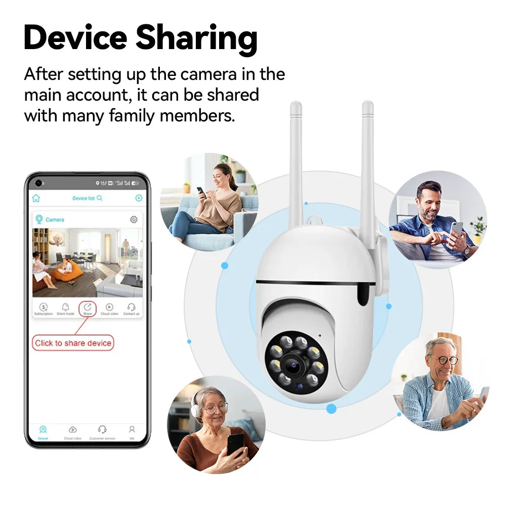 O-Kam Pro 8MP WiFi IP Camera – 2.4G Wireless Home Security with 5X Zoom & Tracking