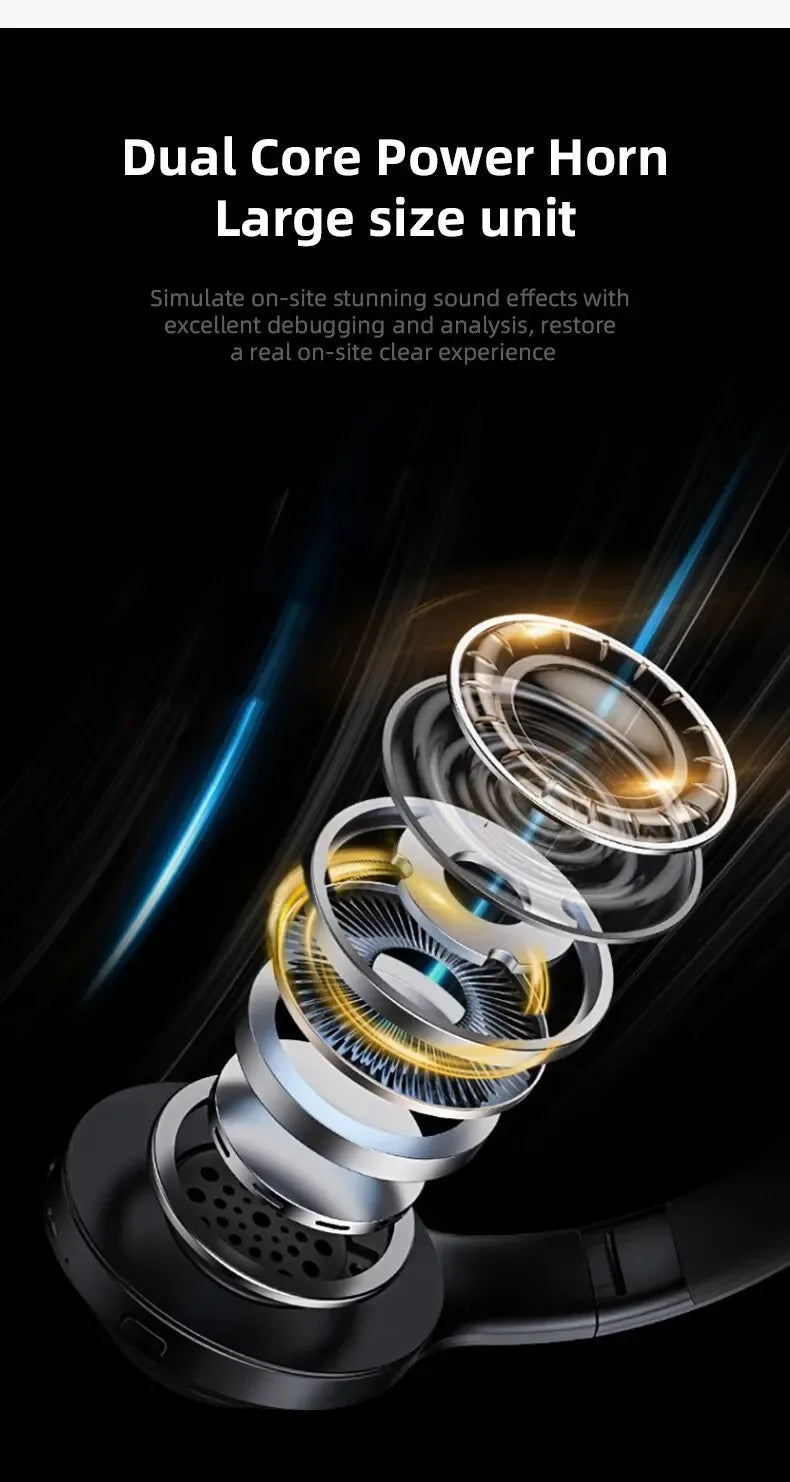 P47 Wireless Bluetooth Headphones – Noise-Cancelling